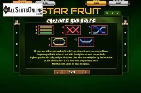 Lines. Star Fruit (Betsense) from Betsense