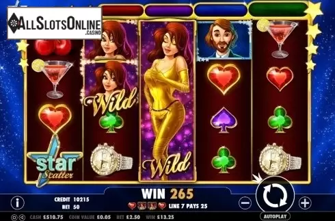 Win Screen . Star Jackpots from Pragmatic Play