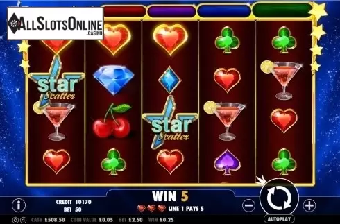 Win Screen 2. Star Jackpots from Pragmatic Play