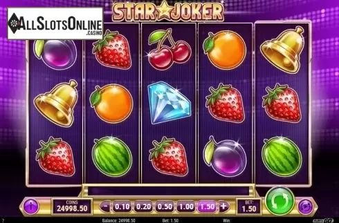 Reel screen. Star Joker from Play'n Go