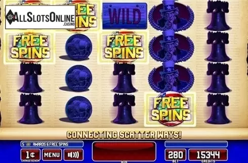 Win Screen 4. Star Spangled Riches from Incredible Technologies