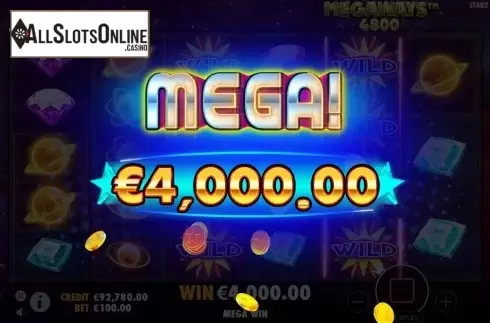 Mega Win. Starz Megaways from Pragmatic Play