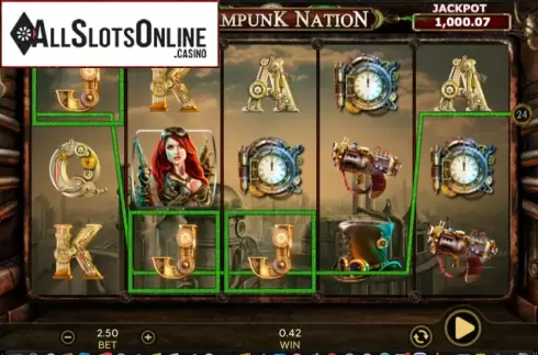 Steampunk Nation. Steampunk Nation from 888 Gaming