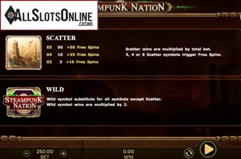 Steampunk Nation. Steampunk Nation from 888 Gaming