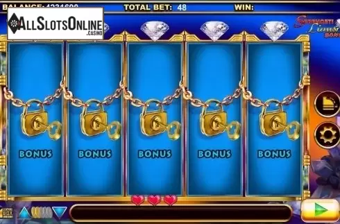 Screen 6. Stellar Jackpots with Serengeti Lions from Lightning Box