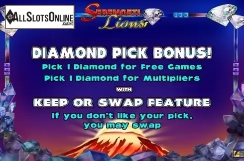 Screen 7. Stellar Jackpots with Serengeti Lions from Lightning Box
