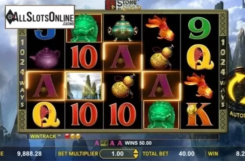 Win screen. Stone to Gold from Aspect Gaming