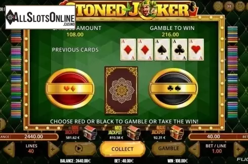 Gamble. Stoned Joker 40 from Fugaso