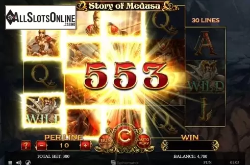 Win Screen. Story Of Medusa from Spinomenal