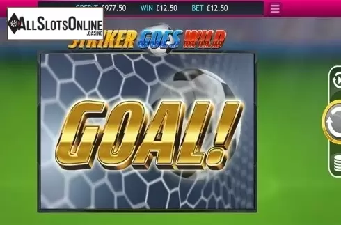 Goal strike feature screen 3. Striker Goes Wild from Eyecon