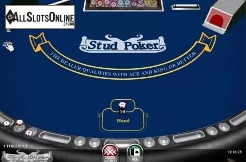 Game Screen. Stud Poker (iSoftBet) from iSoftBet