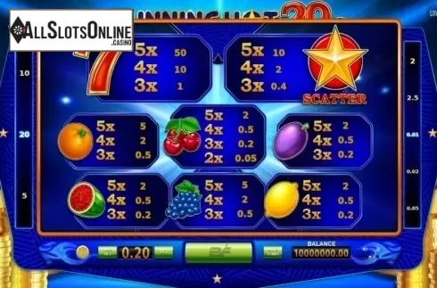 Screen2. Stunning Hot 20 Deluxe from BF games