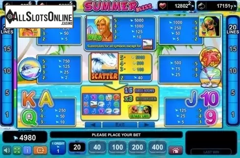 Screen3. Summer Bliss from EGT