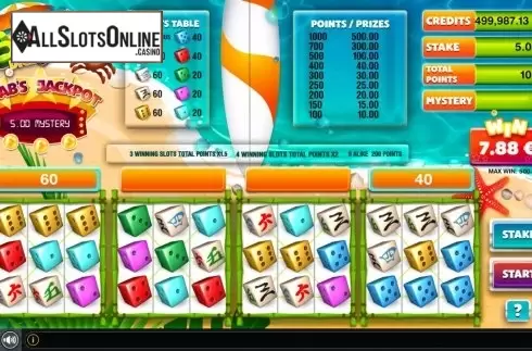 Win Screen 4. Summer Dice 2 from GAMING1