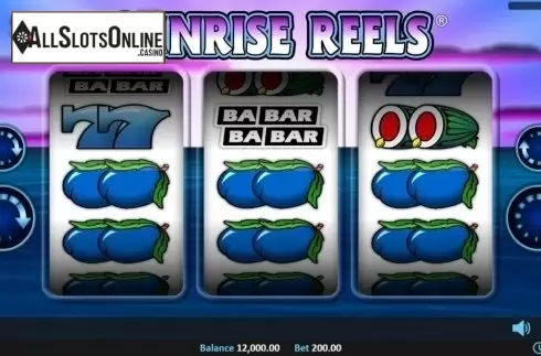 Reels screen. Sunrise Reels from Realistic