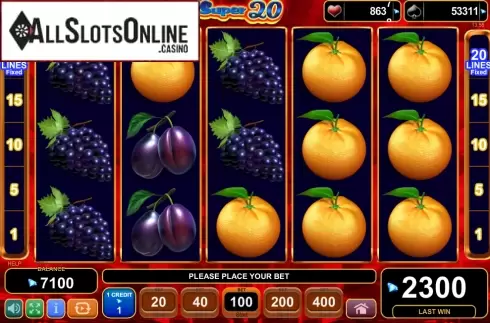Screen6. Super 20 from EGT