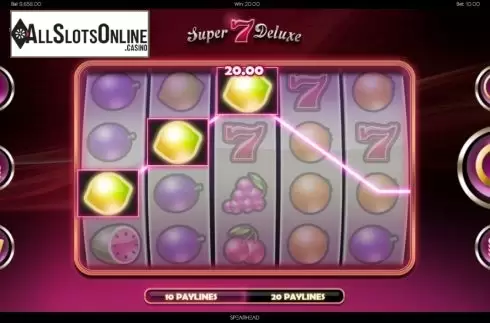 Win screen. Super 7 Deluxe from Spearhead Studios