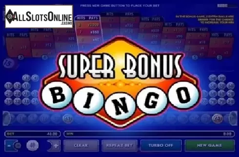 Super Bonus Bingo