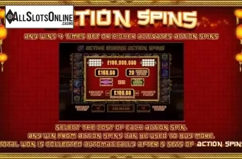 Paytable 2. Super Fortune Dragon from Blueprint