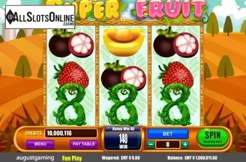 Win. Super Fruit (August Gaming) from August Gaming