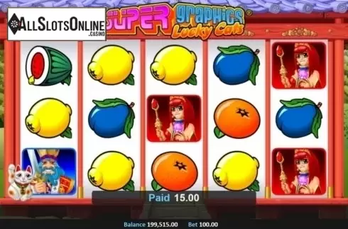 Win Screen 1. Super Graphics Lucky Cats from Realistic