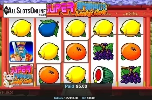Win Screen 3. Super Graphics Lucky Cats from Realistic