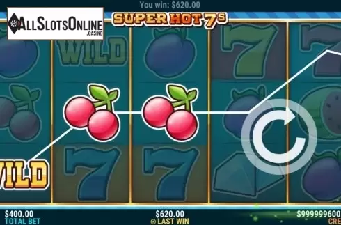Win Screen 3. Super Hot 7s (Slot Factory) from Slot Factory