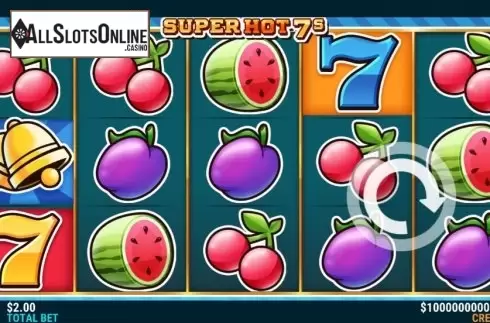 Reel Screen. Super Hot 7s (Slot Factory) from Slot Factory