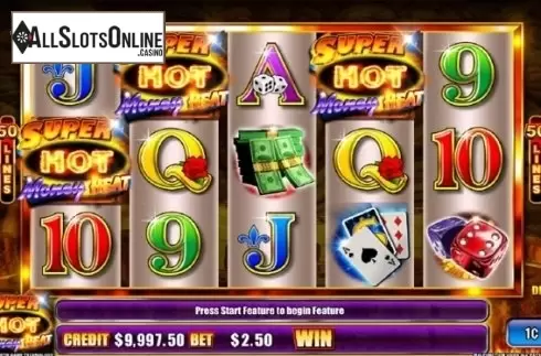 Screen2. Super Hot Money Heat from Ainsworth