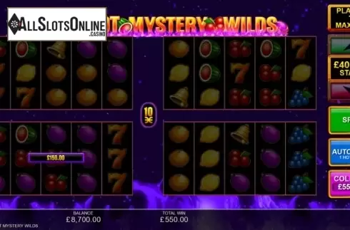 Bonus Game Win. Super Hot Mystery Wilds from Inspired Gaming