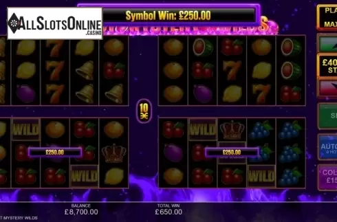 Win Screen 2. Super Hot Mystery Wilds from Inspired Gaming