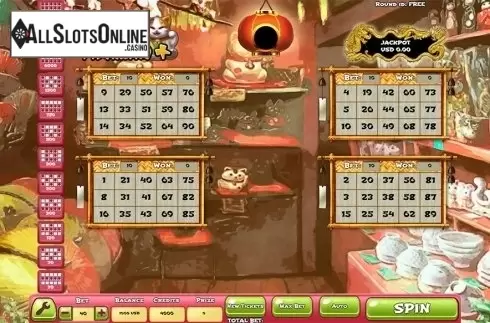 Reels screen. Super Pachinko Plus from Salsa Technology