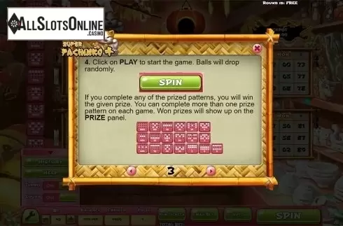 Paytable 3. Super Pachinko Plus from Salsa Technology