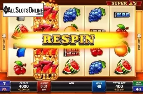 Reel Screen. Super Sevens (FUGA Gaming) from FUGA Gaming