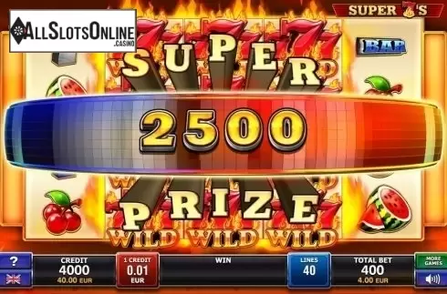 Win Screen. Super Sevens (FUGA Gaming) from FUGA Gaming