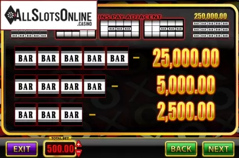 Screen2. Super Spins Bar X Gold from Blueprint