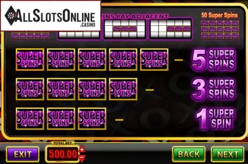 Screen4. Super Spins Bar X Gold from Blueprint