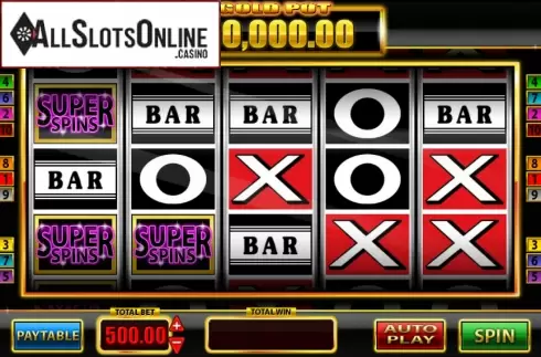 Screen7. Super Spins Bar X Gold from Blueprint