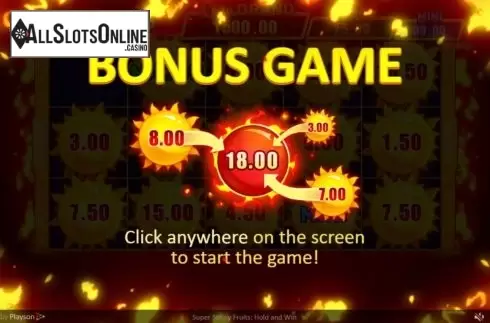 Bonus Game. Super Sunny Fruits: Hold and Win from Playson