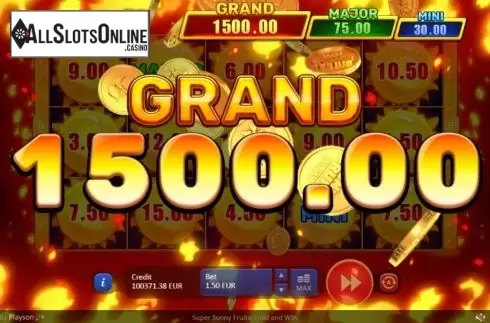 Grand. Super Sunny Fruits: Hold and Win from Playson