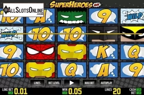 Win. SuperHeroes HD from World Match