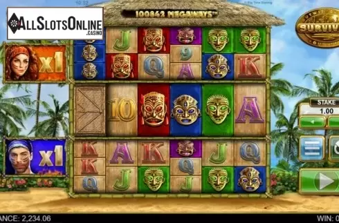 Reel Screen. Survivor Megaways from Big Time Gaming