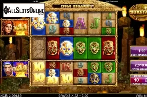 Free Spins 2. Survivor Megaways from Big Time Gaming