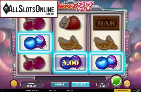 Screen 4. Sweet 27 from Play'n Go