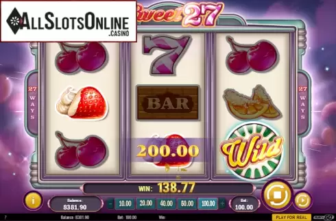 Screen 6. Sweet 27 from Play'n Go