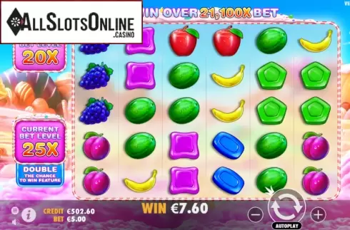 Win Screen. Sweet Bonanza from Pragmatic Play