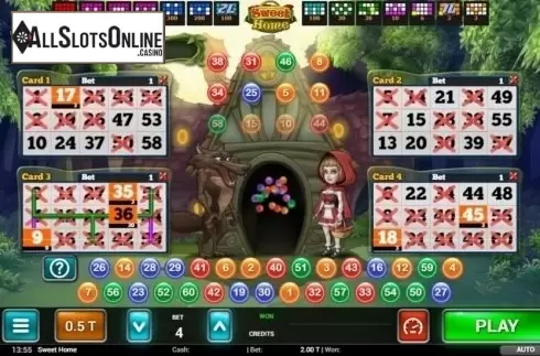 Game Screen 2. Sweet Home Bingo from MGA