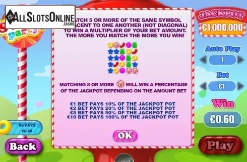 Screen3. Sweet Party from Playtech