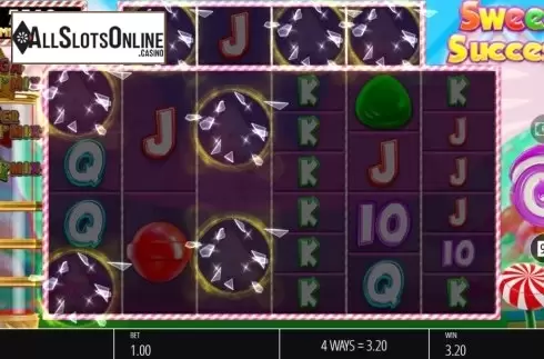 Win Screen 2. Sweet Success Megaways from Blueprint