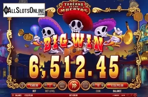 Big Win. Taberna De Los Muertos from Habanero
